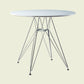 Modern Style Dining Table Round Dining Table with Metal Base for Home Use White 39.4"L x 39.4"W x 28.7"H Clearhalo ' dining_table' 'Dining Tables & Seating' 'Dining Tables' 'Furniture' 'furniture_dining_table' 'Kitchen & Dining Furniture' 'kitchen&dining_furn' 'kitchen' 'kitchen_dining_table' 4246812