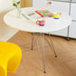 Modern Style Dining Table Round Dining Table with Metal Base for Home Use Clearhalo ' dining_table' 'Dining Tables & Seating' 'Dining Tables' 'Furniture' 'furniture_dining_table' 'Kitchen & Dining Furniture' 'kitchen&dining_furn' 'kitchen' 'kitchen_dining_table' 4246819