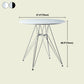 Modern Style Dining Table Round Dining Table with Metal Base for Home Use Clearhalo ' dining_table' 'Dining Tables & Seating' 'Dining Tables' 'Furniture' 'furniture_dining_table' 'Kitchen & Dining Furniture' 'kitchen&dining_furn' 'kitchen' 'kitchen_dining_table' 4246821