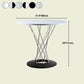 Modern Style Dining Table Round Dining Table with Metal Base for Home Use Clearhalo ' dining_table' 'Dining Tables & Seating' 'Dining Tables' 'Furniture' 'furniture_dining_table' 'Kitchen & Dining Furniture' 'kitchen&dining_furn' 'kitchen' 'kitchen_dining_table' 4246822