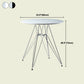 Modern Style Dining Table Round Dining Table with Metal Base for Home Use Clearhalo ' dining_table' 'Dining Tables & Seating' 'Dining Tables' 'Furniture' 'furniture_dining_table' 'Kitchen & Dining Furniture' 'kitchen&dining_furn' 'kitchen' 'kitchen_dining_table' 4246824