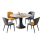 Luxury Sintered Stone Dining Table Round Table with Black Metal Base Clearhalo ' dining_table' 'Dining Tables & Seating' 'Dining Tables' 'furn' 'furn_dining_table' 'Furniture' 'furniture_dining_table' 'Kitchen & Dining Furniture' 'kitchen&dining_furn' 'kitchen' 'kitchen_dining_table' 4246836