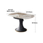 Luxury Sintered Stone Dining Table Round Table with Black Metal Base Clearhalo ' dining_table' 'Dining Tables & Seating' 'Dining Tables' 'furn' 'furn_dining_table' 'Furniture' 'furniture_dining_table' 'Kitchen & Dining Furniture' 'kitchen&dining_furn' 'kitchen' 'kitchen_dining_table' 4246838