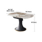 Luxury Sintered Stone Dining Table Round Table with Black Metal Base Clearhalo ' dining_table' 'Dining Tables & Seating' 'Dining Tables' 'furn' 'furn_dining_table' 'Furniture' 'furniture_dining_table' 'Kitchen & Dining Furniture' 'kitchen&dining_furn' 'kitchen' 'kitchen_dining_table' 4246839