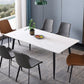 Rectangle Industrial Dining Room Table Sintered Stone Table with 4 Black Legs Clearhalo ' dining_table' 'Dining Tables & Seating' 'Dining Tables' 'furn' 'furn_dining_table' 'Furniture' 'furniture_dining_table' 'Kitchen & Dining Furniture' 'kitchen&dining_furn' 'kitchen' 'kitchen_dining_table' 4246868