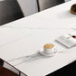 Rectangle Industrial Dining Room Table Sintered Stone Table with 4 Black Legs Clearhalo ' dining_table' 'Dining Tables & Seating' 'Dining Tables' 'furn' 'furn_dining_table' 'Furniture' 'furniture_dining_table' 'Kitchen & Dining Furniture' 'kitchen&dining_furn' 'kitchen' 'kitchen_dining_table' 4246875