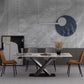 Rectangle Traditional Luxury Dining Table Grey Sintered Stone Table with Black Metal Pedestal Base Clearhalo ' dining_table' 'Dining Tables & Seating' 'Dining Tables' 'furn' 'furn_dining_table' 'Furniture' 'furniture_dining_table' 'Kitchen & Dining Furniture' 'kitchen&dining_furn' 'kitchen' 'kitchen_dining_table' 4246928