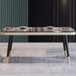 Rectangle Traditional Luxury Dining Table 4 Black Solid Wood Legs Table for Dining Room Clearhalo ' dining_table' 'Dining Tables & Seating' 'Dining Tables' 'furn' 'furn_dining_table' 'Furniture' 'furniture_dining_table' 'Kitchen & Dining Furniture' 'kitchen&dining_furn' 'kitchen' 'kitchen_dining_table' 4246968