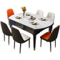 Round Dining Site Table Traditional Luxury Dinner Room Furniture with Drop-Leaf White Without Chairs Clearhalo ' dining_table' 'Dining Tables & Seating' 'Dining Tables' 'furn' 'furn_dining_table' 'Furniture' 'furniture_dining_table' 'Kitchen & Dining Furniture' 'kitchen&dining_furn' 'kitchen' 'kitchen_dining_table' 4247045