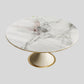 Traditional Round Luxury Dining Table White Sintered Stone Table with White Pedestal Base Clearhalo ' dining_table' 'Dining Tables & Seating' 'Dining Tables' 'furn' 'furn_dining_table' 'Furniture' 'furniture_dining_table' 'Kitchen & Dining Furniture' 'kitchen&dining_furn' 'kitchen' 'kitchen_dining_table' 4247055