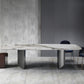 Industrial Standard Rectangle Shape Table Gray Sintered Stone Dining Table for Kitchen Clearhalo ' dining_table' 'Dining Tables & Seating' 'Dining Tables' 'furn' 'furn_dining_table' 'Furniture' 'furniture_dining_table' 'Kitchen & Dining Furniture' 'kitchen&dining_furn' 'kitchen' 'kitchen_dining_table' 4247064