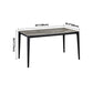 Rectangle 4 Legs Industrial Table Grey Tone Fixed Table of Sintered Stone Clearhalo ' dining_table' 'Dining Tables & Seating' 'Dining Tables' 'furn' 'furn_dining_table' 'Furniture' 'furniture_dining_table' 'Kitchen & Dining Furniture' 'kitchen&dining_furn' 'kitchen' 'kitchen_dining_table' 4247162