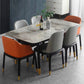 Rectangle Luxury Dining Table Grey Tone Fixed Table of Sintered Stone Clearhalo ' dining_table' 'Dining Tables & Seating' 'Dining Tables' 'furn' 'furn_dining_table' 'Furniture' 'furniture_dining_table' 'Kitchen & Dining Furniture' 'kitchen&dining_furn' 'kitchen' 'kitchen_dining_table' 4247178