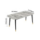 Rectangle Luxury Dining Table Grey Tone Fixed Table of Sintered Stone Clearhalo ' dining_table' 'Dining Tables & Seating' 'Dining Tables' 'furn' 'furn_dining_table' 'Furniture' 'furniture_dining_table' 'Kitchen & Dining Furniture' 'kitchen&dining_furn' 'kitchen' 'kitchen_dining_table' 4247188