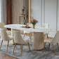 Oval Double Pedestal Dining Table Traditional Luxury Stone Furniture Clearhalo ' dining_table' 'Dining Tables & Seating' 'Dining Tables' 'furn' 'furn_dining_table' 'Furniture' 'furniture_dining_table' 'Kitchen & Dining Furniture' 'kitchen&dining_furn' 'kitchen' 'kitchen_dining_table' 4247220