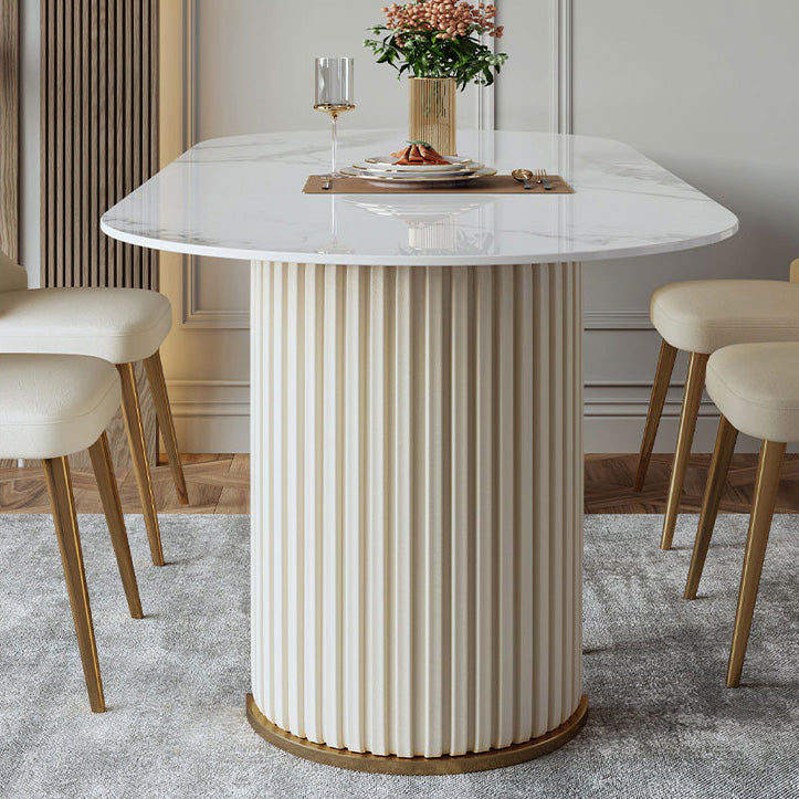 Oval Double Pedestal Dining Table Traditional Luxury Stone Furniture Clearhalo ' dining_table' 'Dining Tables & Seating' 'Dining Tables' 'furn' 'furn_dining_table' 'Furniture' 'furniture_dining_table' 'Kitchen & Dining Furniture' 'kitchen&dining_furn' 'kitchen' 'kitchen_dining_table' 4247221