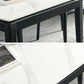 Industrial Square Shape White Table Sintered Stone Standard Dining Table for Kitchen Clearhalo ' dining_table' 'Dining Tables & Seating' 'Dining Tables' 'furn' 'furn_dining_table' 'Furniture' 'furniture_dining_table' 'Kitchen & Dining Furniture' 'kitchen&dining_furn' 'kitchen' 'kitchen_dining_table' 4247250