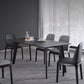 Rectangle 4 Legs Industrial Table Black Fixed Table of Sintered Stone Clearhalo ' dining_table' 'Dining Tables & Seating' 'Dining Tables' 'furn' 'furn_dining_table' 'Furniture' 'furniture_dining_table' 'Kitchen & Dining Furniture' 'kitchen&dining_furn' 'kitchen' 'kitchen_dining_table' 4247263