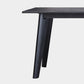 Rectangle 4 Legs Industrial Table Black Fixed Table of Sintered Stone Clearhalo ' dining_table' 'Dining Tables & Seating' 'Dining Tables' 'furn' 'furn_dining_table' 'Furniture' 'furniture_dining_table' 'Kitchen & Dining Furniture' 'kitchen&dining_furn' 'kitchen' 'kitchen_dining_table' 4247267