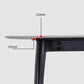 Rectangle Grey Tone Dining Table Sintered Stone Table Luxury with 4 Legs Clearhalo ' dining_table' 'Dining Tables & Seating' 'Dining Tables' 'furn' 'furn_dining_table' 'Furniture' 'furniture_dining_table' 'Kitchen & Dining Furniture' 'kitchen&dining_furn' 'kitchen' 'kitchen_dining_table' 4247294