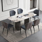 Metal Traditional Luxury Table Rectangular Sintered Stone Table Clearhalo ' dining_table' 'Dining Tables & Seating' 'Dining Tables' 'furn' 'furn_dining_table' 'Furniture' 'furniture_dining_table' 'Kitchen & Dining Furniture' 'kitchen&dining_furn' 'kitchen' 'kitchen_dining_table' 4247313