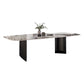 Metal Traditional Luxury Table Rectangular Sintered Stone Table Clearhalo ' dining_table' 'Dining Tables & Seating' 'Dining Tables' 'furn' 'furn_dining_table' 'Furniture' 'furniture_dining_table' 'Kitchen & Dining Furniture' 'kitchen&dining_furn' 'kitchen' 'kitchen_dining_table' 4247322