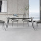 Luxury Sintered Stone Top Table Rectangle Table with 4 Legs for Restaurant Clearhalo ' dining_table' 'Dining Tables & Seating' 'Dining Tables' 'Furniture' 'furniture_dining_table' 'Kitchen & Dining Furniture' 'kitchen&dining_furn' 'kitchen' 'kitchen_dining_table' 4247339