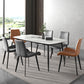 Rectangle Industrial Dining Room Table Sintered Stone Table with 4 Black Metal Legs Clearhalo ' dining_table' 'Dining Tables & Seating' 'Dining Tables' 'furn' 'furn_dining_table' 'Furniture' 'furniture_dining_table' 'Kitchen & Dining Furniture' 'kitchen&dining_furn' 'kitchen' 'kitchen_dining_table' 4247360