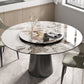 Traditional Luxury Round Dining Table Sintered Stone Table with Metal Pedestal Base Clearhalo ' dining_table' 'Dining Tables & Seating' 'Dining Tables' 'furn' 'furn_dining_table' 'Furniture' 'furniture_dining_table' 'Kitchen & Dining Furniture' 'kitchen&dining_furn' 'kitchen' 'kitchen_dining_table' 4247383