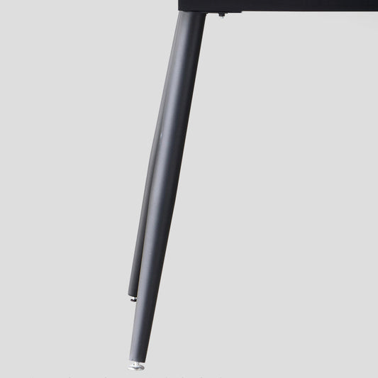 Industrial Sintered Stone Table Rectangle Shape Standard Dining Table with 4 Legs Base