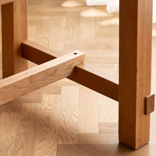 Rectangle Trestle Furniture Pine Solid Wood Dining Room Collection for Home Clearhalo ' dining_table' 'Dining Tables & Seating' 'Dining Tables' 'furn' 'furn_dining_table' 'Furniture' 'furniture_dining_table' 'Kitchen & Dining Furniture' 'kitchen&dining_furn' 'kitchen' 'kitchen_dining_table' 4247458