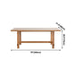 Rectangle Trestle Furniture Pine Solid Wood Dining Room Collection for Home Clearhalo ' dining_table' 'Dining Tables & Seating' 'Dining Tables' 'furn' 'furn_dining_table' 'Furniture' 'furniture_dining_table' 'Kitchen & Dining Furniture' 'kitchen&dining_furn' 'kitchen' 'kitchen_dining_table' 4247467