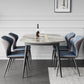 Modern Round Sintered Stone Table Standard Kitchen Dining Table in Gray Clearhalo ' dining_table' 'Dining Tables & Seating' 'Dining Tables' 'furn' 'furn_dining_table' 'Furniture' 'furniture_dining_table' 'Kitchen & Dining Furniture' 'kitchen&dining_furn' 'kitchen' 'kitchen_dining_table' 4247486
