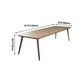 Rectangle Dining Site Table Modern Style Solid Wood Dining Room Collection with 4-foot Clearhalo ' dining_table' 'Dining Tables & Seating' 'Dining Tables' 'furn' 'furn_dining_table' 'Furniture' 'furniture_dining_table' 'Kitchen & Dining Furniture' 'kitchen&dining_furn' 'kitchen' 'kitchen_dining_table' 4247504