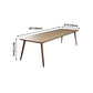 Rectangle Dining Site Table Modern Style Solid Wood Dining Room Collection with 4-foot Clearhalo ' dining_table' 'Dining Tables & Seating' 'Dining Tables' 'furn' 'furn_dining_table' 'Furniture' 'furniture_dining_table' 'Kitchen & Dining Furniture' 'kitchen&dining_furn' 'kitchen' 'kitchen_dining_table' 4247505