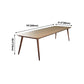 Rectangle Dining Site Table Modern Style Solid Wood Dining Room Collection with 4-foot Clearhalo ' dining_table' 'Dining Tables & Seating' 'Dining Tables' 'furn' 'furn_dining_table' 'Furniture' 'furniture_dining_table' 'Kitchen & Dining Furniture' 'kitchen&dining_furn' 'kitchen' 'kitchen_dining_table' 4247506