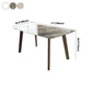 Contemporary Sintered Stone Dining Table Rectangle Shape Dining Table with 4 Legs Table Clearhalo ' dining_table' 'Dining Tables & Seating' 'Dining Tables' 'furn' 'furn_dining_table' 'Furniture' 'furniture_dining_table' 'Kitchen & Dining Furniture' 'kitchen&dining_furn' 'kitchen' 'kitchen_dining_table' 4247528