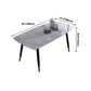 Rectangle Luxury Dining Table Grey Tone Fixed Table with Sintered Stone Clearhalo ' dining_table' 'Dining Tables & Seating' 'Dining Tables' 'furn' 'furn_dining_table' 'Furniture' 'furniture_dining_table' 'Kitchen & Dining Furniture' 'kitchen&dining_furn' 'kitchen' 'kitchen_dining_table' 4247556