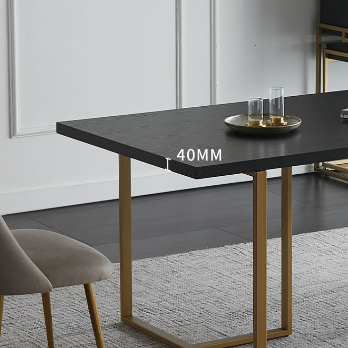 Rectangle Dining Site Table Industrial Style Solid Wood Dining Room Collection Clearhalo ' dining_table' 'Dining Tables & Seating' 'Dining Tables' 'furn' 'furn_dining_table' 'Furniture' 'furniture_dining_table' 'Kitchen & Dining Furniture' 'kitchen&dining_furn' 'kitchen' 'kitchen_dining_table' 4247589