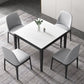 4-foot Stone Dining Site Table Industrial Style Square Dining Table for Home Clearhalo ' dining_table' 'Dining Tables & Seating' 'Dining Tables' 'furn' 'furn_dining_table' 'Furniture' 'furniture_dining_table' 'Kitchen & Dining Furniture' 'kitchen&dining_furn' 'kitchen' 'kitchen_dining_table' 4247625