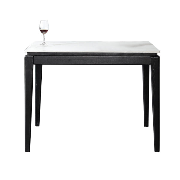 4-foot Stone Dining Site Table Industrial Style Square Dining Table for Home Without Chairs Clearhalo ' dining_table' 'Dining Tables & Seating' 'Dining Tables' 'furn' 'furn_dining_table' 'Furniture' 'furniture_dining_table' 'Kitchen & Dining Furniture' 'kitchen&dining_furn' 'kitchen' 'kitchen_dining_table' 4247628