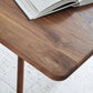 Rectangle Shape 4 Legs Minimalist Table Wood Color Fixed Table of Solid Wood Clearhalo ' dining_table' 'Dining Tables & Seating' 'Dining Tables' 'furn' 'furn_dining_table' 'Furniture' 'furniture_dining_table' 'Kitchen & Dining Furniture' 'kitchen&dining_furn' 'kitchen' 'kitchen_dining_table' 4247665