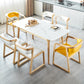 Minimalist Sintered Stone Dining Table White Extendable Dining Table for Kitchen Clearhalo ' dining_table' 'Dining Tables & Seating' 'Dining Tables' 'furn' 'furn_dining_table' 'Furniture' 'furniture_dining_table' 'Kitchen & Dining Furniture' 'kitchen&dining_furn' 'kitchen' 'kitchen_dining_table' 4247674