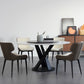 Contemporary Sintered Stone Table Standard Round Dining Table with Pedestal Base Clearhalo ' dining_table' 'Dining Tables & Seating' 'Dining Tables' 'furn' 'furn_dining_table' 'Furniture' 'furniture_dining_table' 'Kitchen & Dining Furniture' 'kitchen&dining_furn' 'kitchen' 'kitchen_dining_table' 4247716
