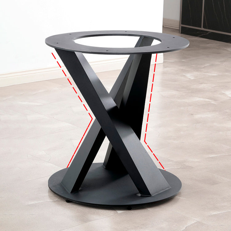 Contemporary Sintered Stone Table Standard Round Dining Table with Pedestal Base Clearhalo ' dining_table' 'Dining Tables & Seating' 'Dining Tables' 'furn' 'furn_dining_table' 'Furniture' 'furniture_dining_table' 'Kitchen & Dining Furniture' 'kitchen&dining_furn' 'kitchen' 'kitchen_dining_table' 4247723