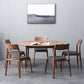Round 4-foot Dining Site Table Modern Style Solid Wood Table for Indoor Clearhalo ' dining_table' 'Dining Tables & Seating' 'Dining Tables' 'furn' 'furn_dining_table' 'Furniture' 'furniture_dining_table' 'Kitchen & Dining Furniture' 'kitchen&dining_furn' 'kitchen' 'kitchen_dining_table' 4247762