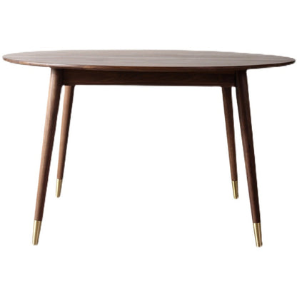 Round 4-foot Dining Site Table Modern Style Solid Wood Table for Indoor Without Chairs Clearhalo ' dining_table' 'Dining Tables & Seating' 'Dining Tables' 'furn' 'furn_dining_table' 'Furniture' 'furniture_dining_table' 'Kitchen & Dining Furniture' 'kitchen&dining_furn' 'kitchen' 'kitchen_dining_table' 4247765