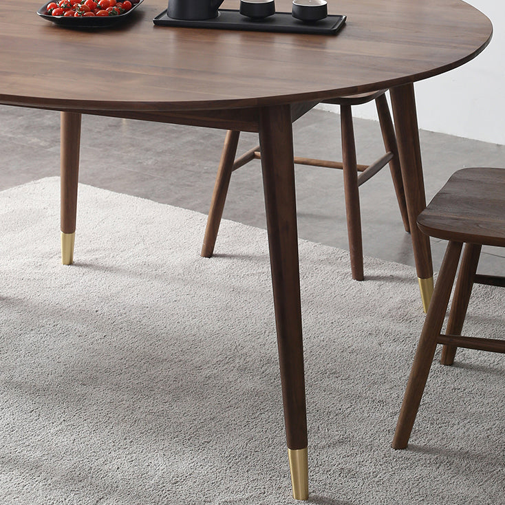 Round 4-foot Dining Site Table Modern Style Solid Wood Table for Indoor Clearhalo ' dining_table' 'Dining Tables & Seating' 'Dining Tables' 'furn' 'furn_dining_table' 'Furniture' 'furniture_dining_table' 'Kitchen & Dining Furniture' 'kitchen&dining_furn' 'kitchen' 'kitchen_dining_table' 4247769