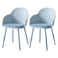 Plastic Scandinavian Style Dining Chair Dining Room Solid Back Chair with Arm Light Blue Set of 2 Clearhalo ' kitchen&dining_furn' 'Dining Chairs' 'Dining Tables & Seating' 'dining_chair' 'Furniture' 'furniture_dining_chair' 'Kitchen & Dining Furniture' 'kitchen' 4247801
