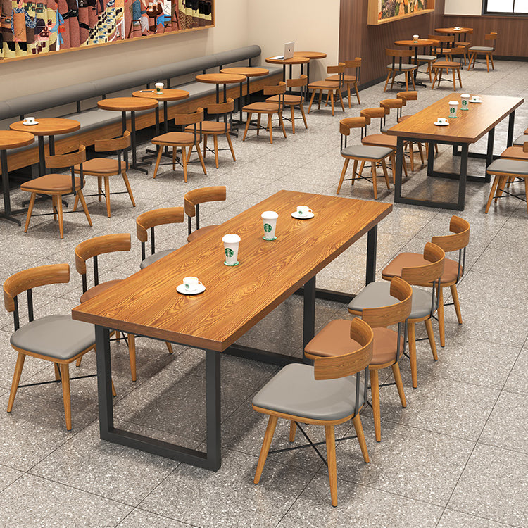 Industrial Style Dining Site Table Solid Wood Dining Room Home Furniture Clearhalo ' dining_table' 'Dining Tables & Seating' 'Dining Tables' 'furn' 'furn_dining_table' 'Furniture' 'furniture_dining_table' 'Kitchen & Dining Furniture' 'kitchen&dining_furn' 'kitchen' 'kitchen_dining_table' 4247812